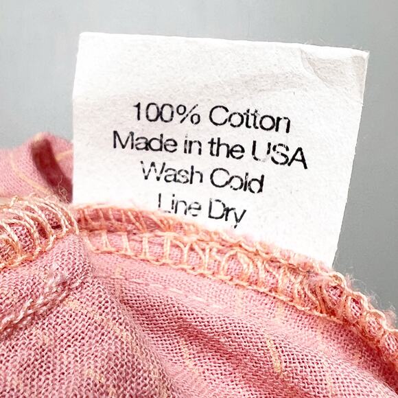 NORTH OF WEST Summer Dress Shift Sleeveless Scoop Neck Geo-Pattern Pink Size M - Picture 6 of 8